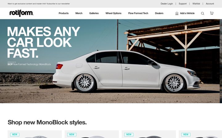 Screenshot of rotiform.com
