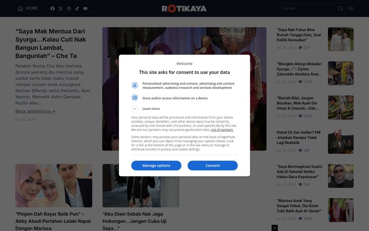 Screenshot of rotikaya.com