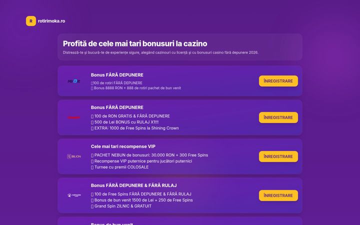 Screenshot of rotirimoka.ro