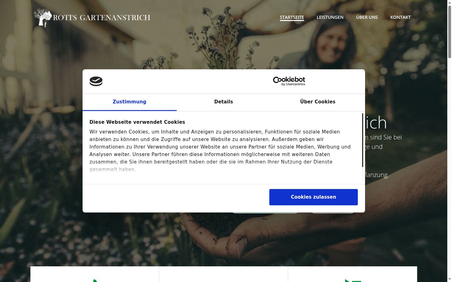 Captură de ecran a bannerului de consimțământ afișat înainte de orice interacțiune