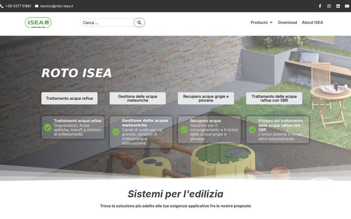 Screenshot του roto-isea.it