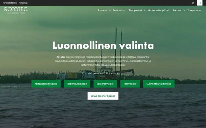 Skjermbilde av rototec.fi
