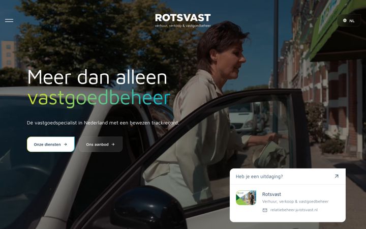 Screenshot του rotsvast.nl