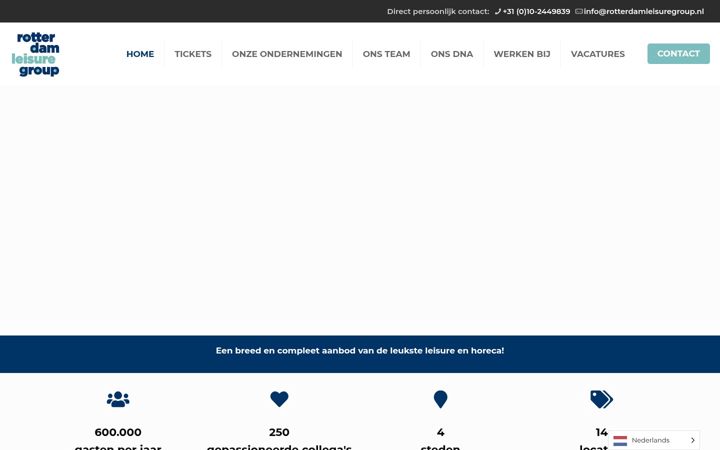 Zrzut ekranu rotterdamleisuregroup.nl