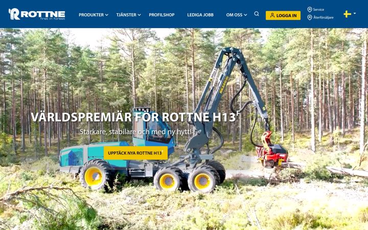 Kuvakaappaus sivustosta rottne.com