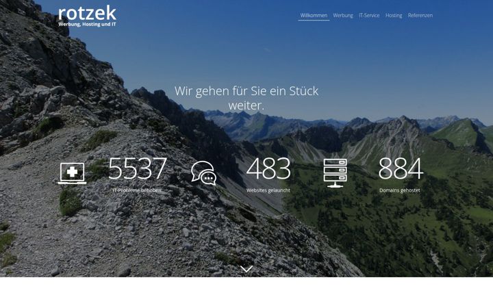 Screenshot of rotzek.de