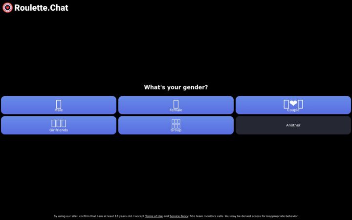 Screenshot of roulette.chat