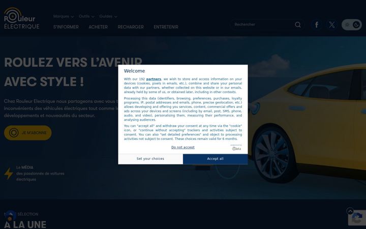 Screenshot of rouleur-electrique.fr
