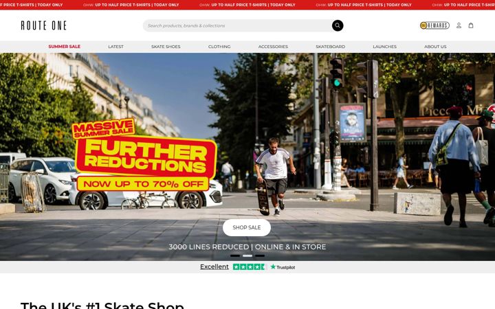 Screenshot of routeone.co.uk