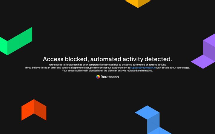 Screenshot of routescan.io