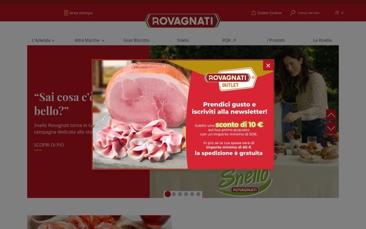 Screenshot of rovagnatistammibene.it