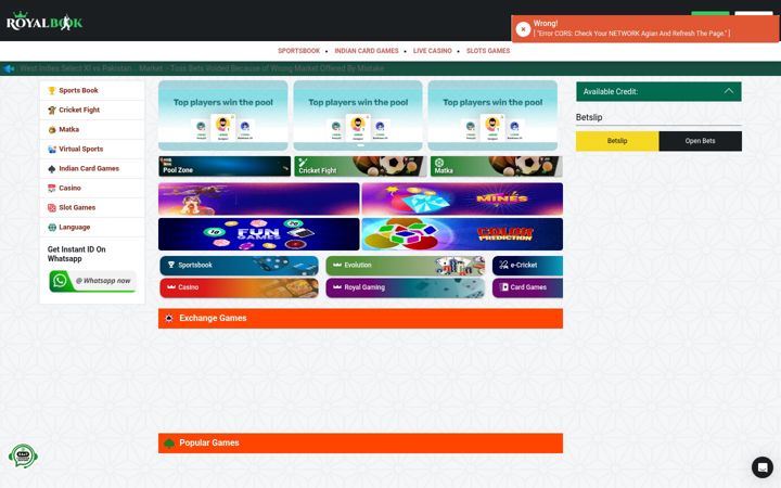 Screenshot of royalbook.club