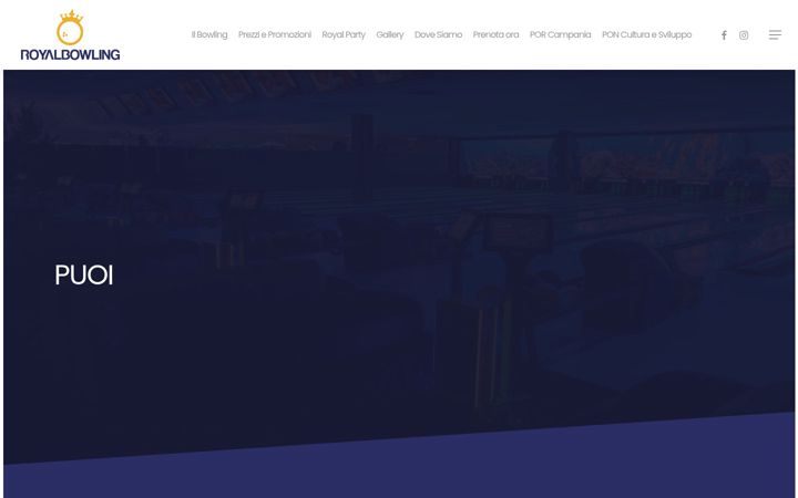 Screenshot of royalbowling.it