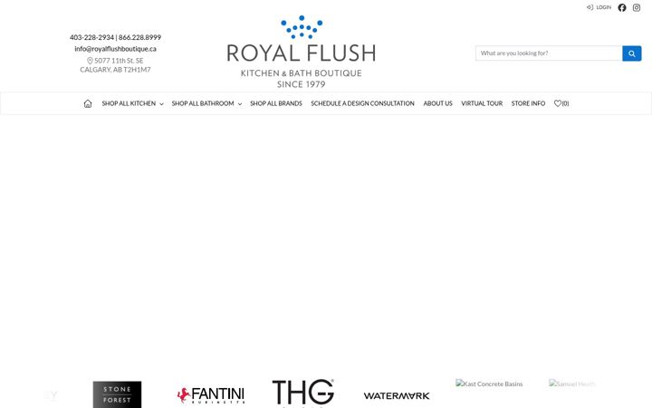 Screenshot of royalflushboutique.ca