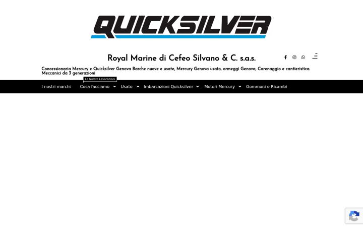Screenshot stránky royalmarinesas.it