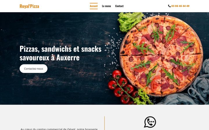 Screenshot of royalpizza-auxerre.fr