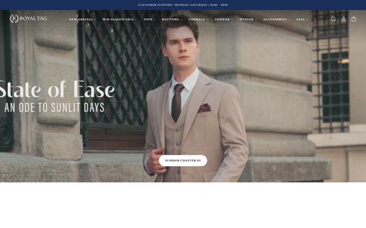 Screenshot of royaltag.com.pk