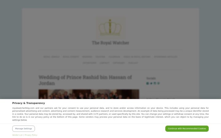 Screenshot of royalwatcherblog.com