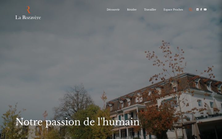 Screenshot of rozavere.ch
