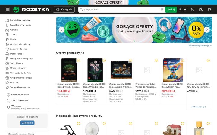Screenshot of rozetka.pl