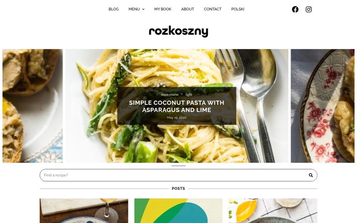 Screenshot ta' rozkoszny.pl