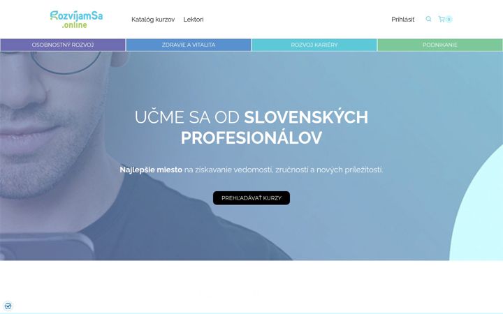 Snimka zaslona za rozvijamsa.online