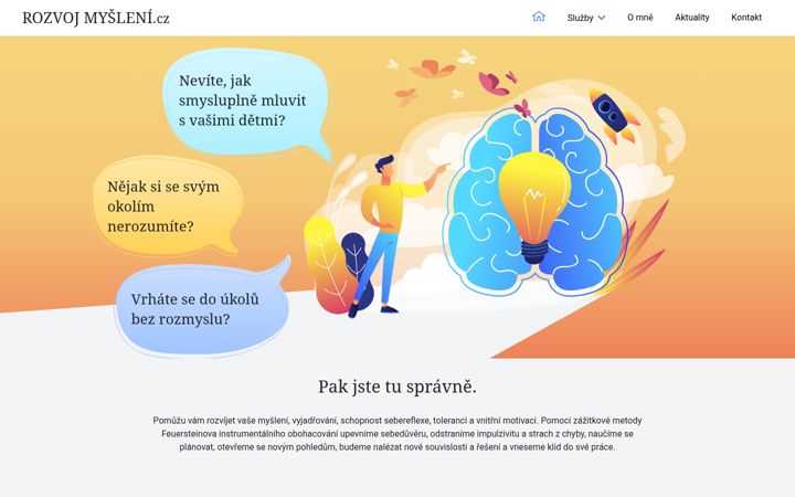 Zrzut ekranu rozvojmysleni.cz