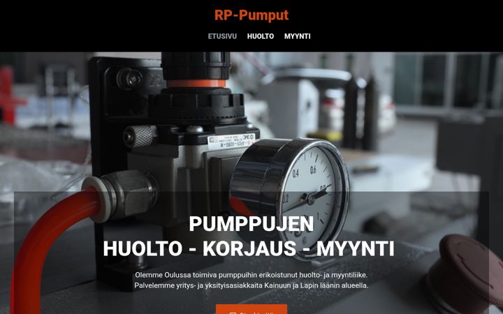 Screenshot stránky rp-pumput.fi