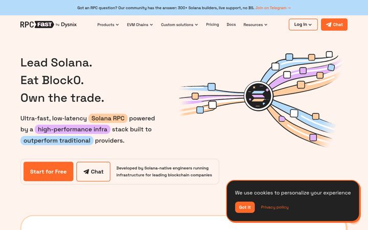 Screenshot of rpcfast.com