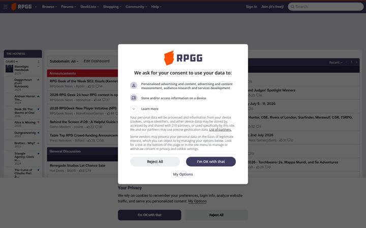 Screenshot di rpggeek.com