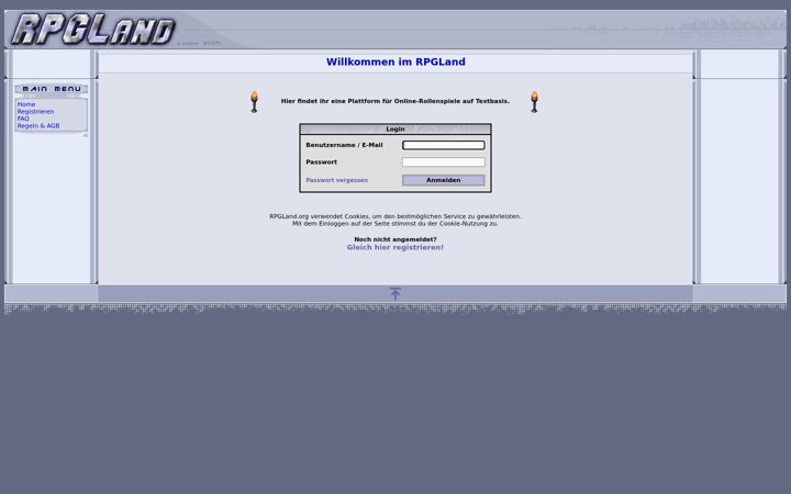 Screenshot of rpgland.org