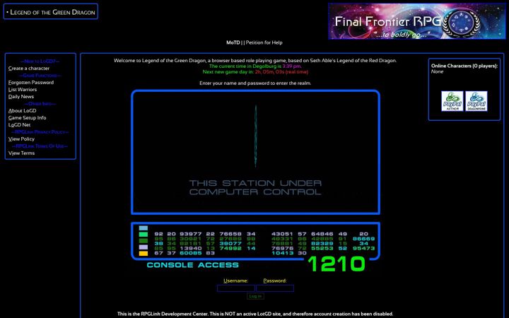 Screenshot of rpglink.in