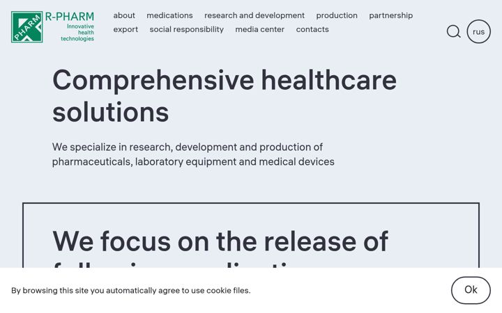 Screenshot of rpharm.com
