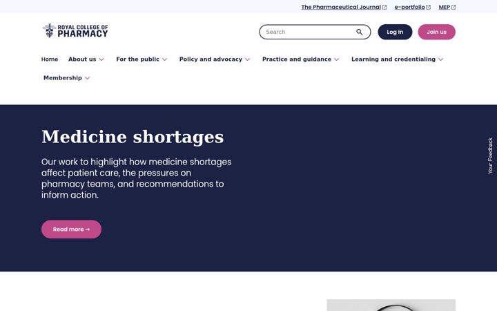 Screenshot of rpharms.com