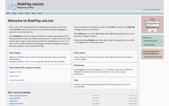 Screenshot of rpol.net