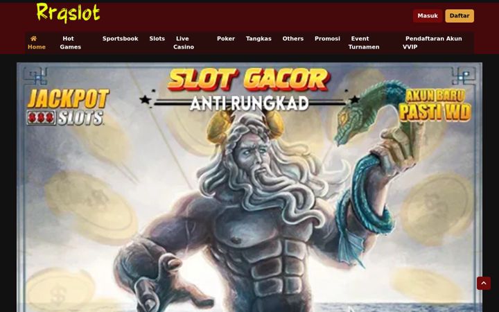 Screenshot of rrqslot.org