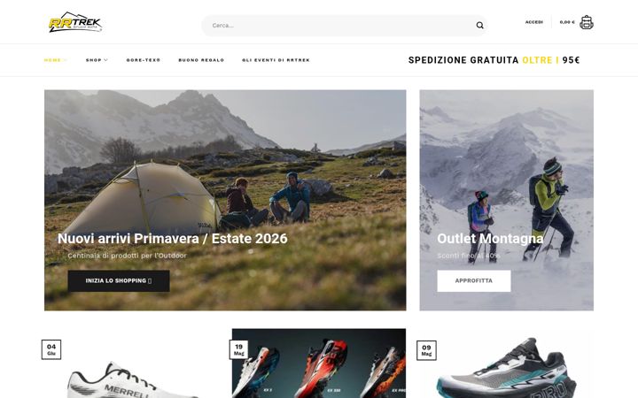 Екранна снимка на rrtrek.com