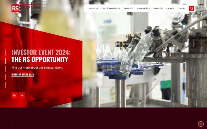 Screenshot of rsgroup.com