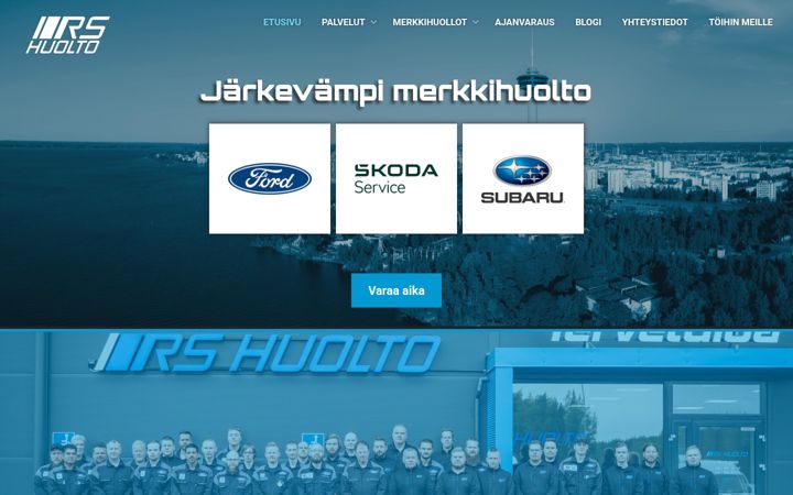 Captură de ecran a rsh.fi