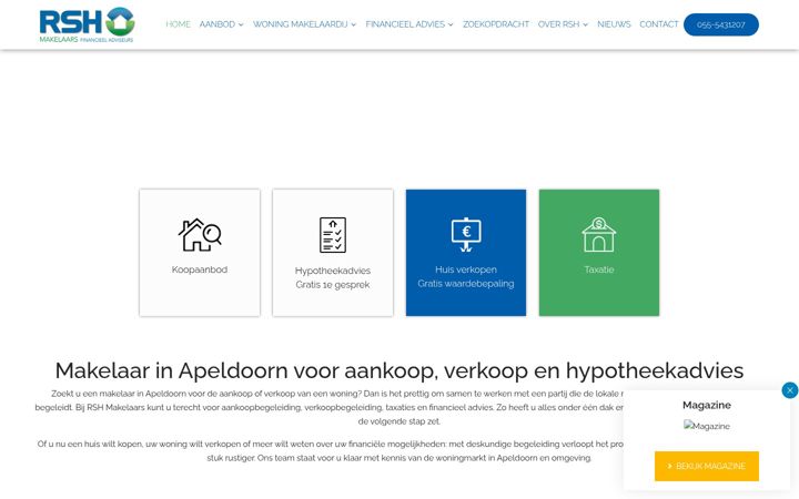 Screenshot ta' rshmakelaars.nl