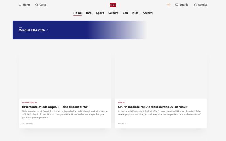 Snímek obrazovky rsi.ch