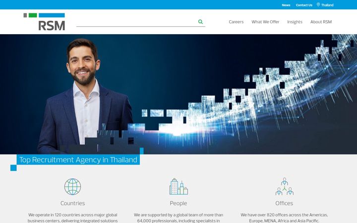 Screenshot of rsmrecruitment.com