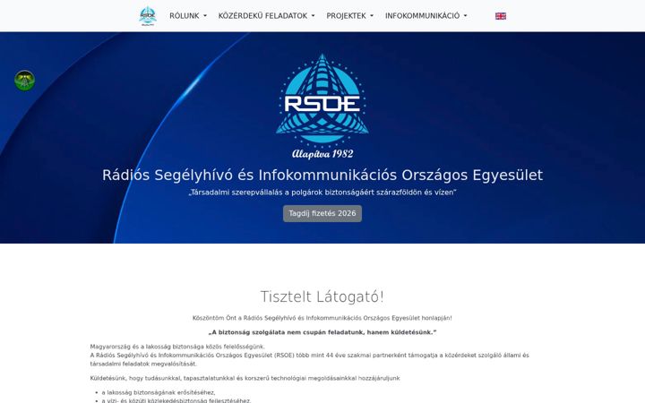Screenshot stránky rsoe.hu