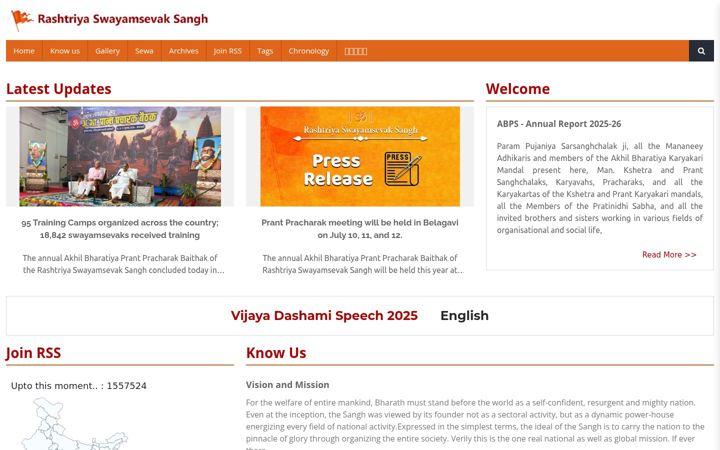 Screenshot of rss.org