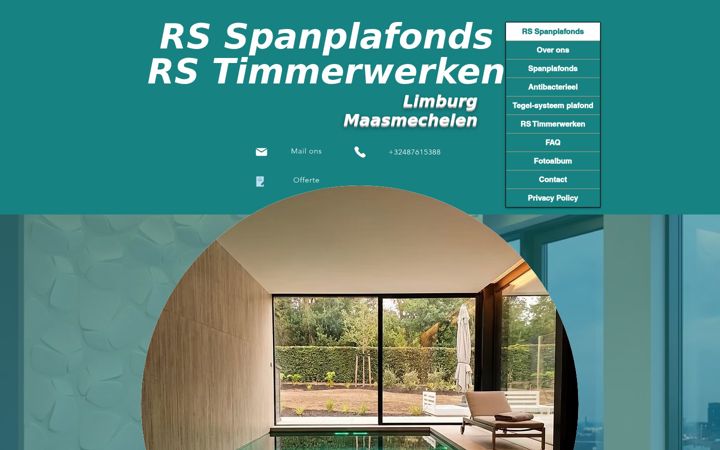 Screenshot of rsspanplafonds.com