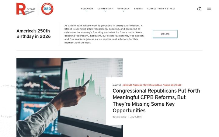 Screenshot of rstreet.org