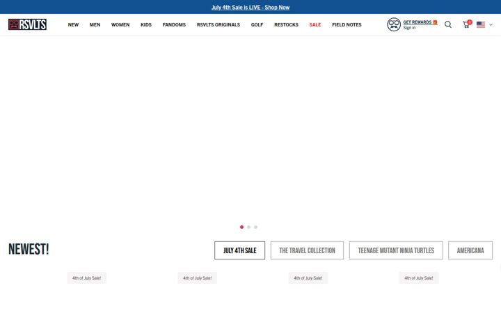 Screenshot of rsvlts.com