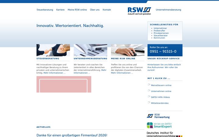 Screenshot of rsw.ag