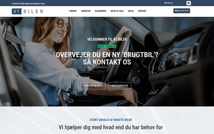 Screenshot of rtbiler.dk