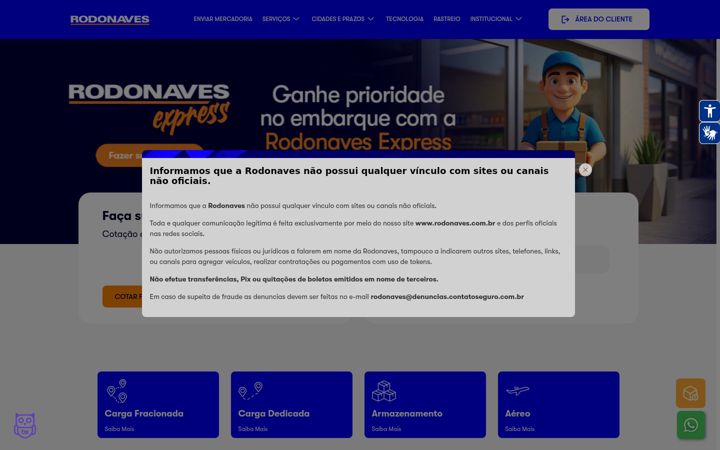 Screenshot of rte.com.br